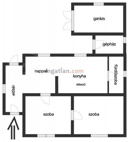 Eladó családi ház, Alsózsolcán 18.99 M Ft, 3 szobás