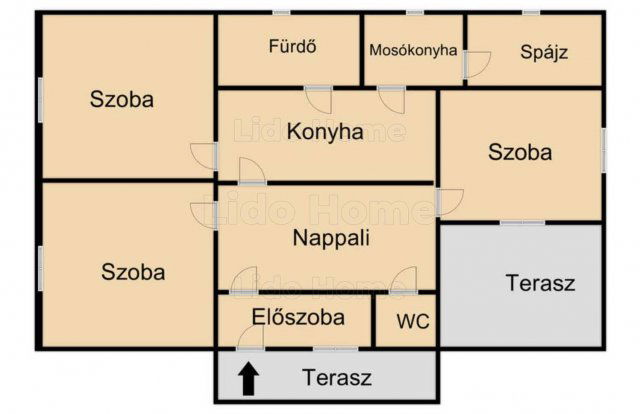 Eladó családi ház, Balatonfőkajáron 49.5 M Ft, 3 szobás