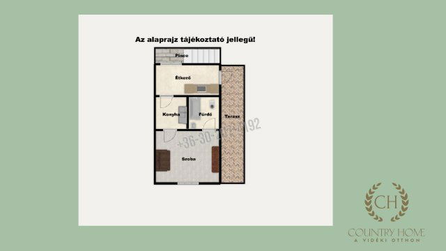 Eladó nyaraló, Sándorfalván 18.9 M Ft, 1 szobás