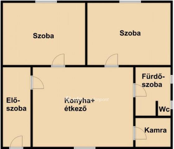 Eladó családi ház, Hajdúbagoson 33.999 M Ft, 2 szobás