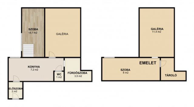 Eladó téglalakás, Budapesten, VIII. kerületben 53.9 M Ft