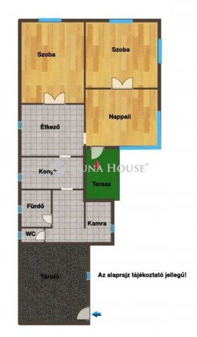 Eladó családi ház, Tóalmáson 55 M Ft, 3 szobás