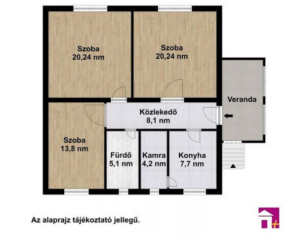 Eladó családi ház, Érden 89.9 M Ft, 3 szobás