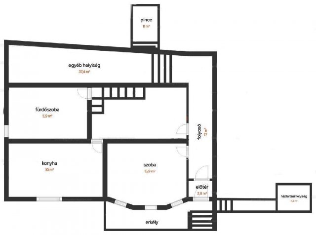 Eladó családi ház, Tokajban 74.9 M Ft, 5 szobás