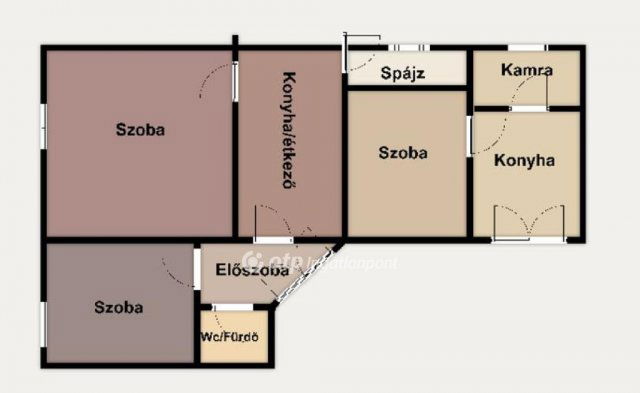 Eladó családi ház, Konyáron 14 M Ft, 2 szobás