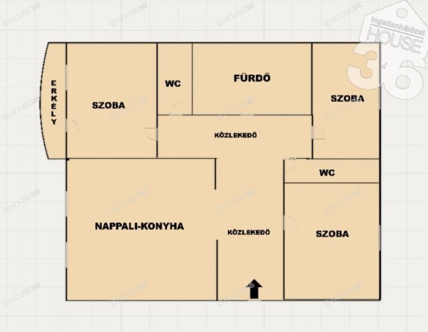 Eladó téglalakás, Kecskeméten 85 M Ft, 4 szobás
