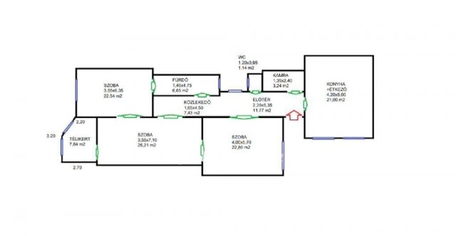 Eladó téglalakás, Budapesten, X. kerületben 88.7 M Ft