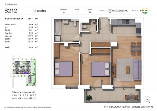 Eladó téglalakás, XIV. kerületben, Erzsébet királyné útján