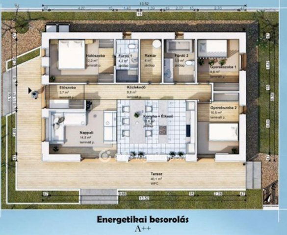 Eladó családi ház, Erdőkertesen 104 M Ft, 4 szobás