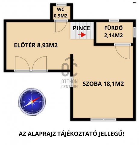 Eladó családi ház, Nagyvenyimen 16 M Ft, 1 szobás