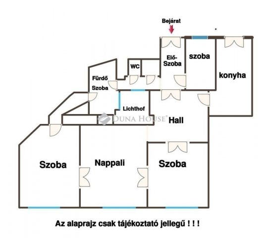 Eladó téglalakás, Budapesten, VI. kerületben 152 M Ft, 3 szobás