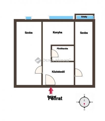 Eladó panellakás, Szegeden 56.9 M Ft, 2 szobás