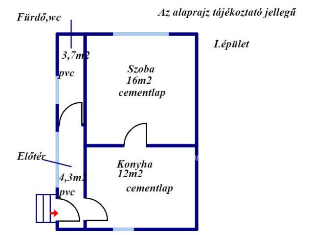 Eladó családi ház, Somoskőújfalun 9.7 M Ft, 2 szobás