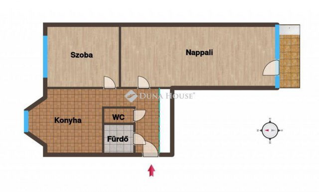 Eladó panellakás, Pakson 47.5 M Ft, 2 szobás