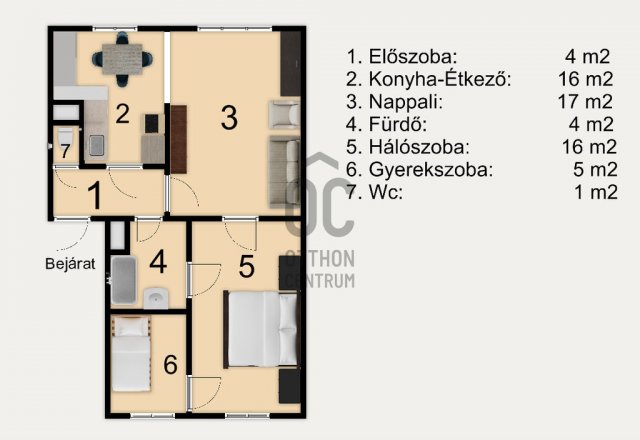 Eladó téglalakás, Budapesten, XV. kerületben 66.9 M Ft, 3 szobás