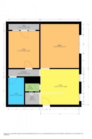 Eladó téglalakás, Pápán 37.9 M Ft, 1+1 szobás