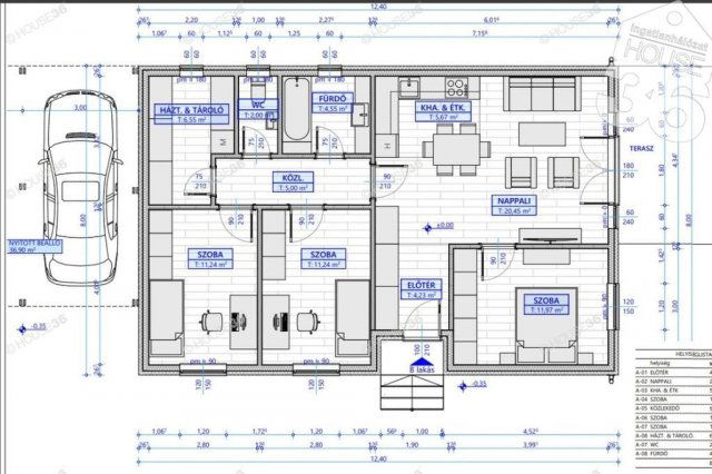 Eladó családi ház, Kecskeméten 71.9 M Ft, 4 szobás