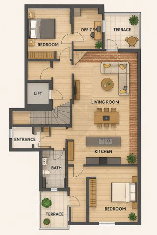 Eladó téglalakás, Budapesten, II. kerületben 85 M Ft, 5 szobás