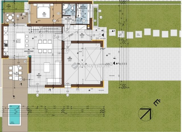 Eladó ikerház, Debrecenben 208 M Ft, 5 szobás