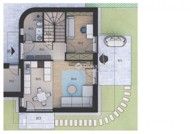 Eladó ikerház, Budaörsön 196 M Ft, 5 szobás