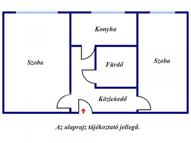 Eladó panellakás, Szegeden 43.4 M Ft, 2 szobás