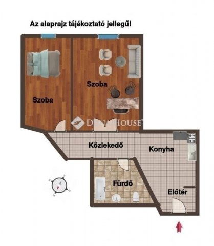 Eladó téglalakás, Budapesten, VIII. kerületben 53.9 M Ft