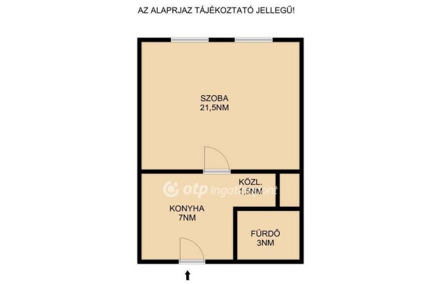 Eladó panellakás, Budapesten, III. kerületben 52.5 M Ft, 1 szobás