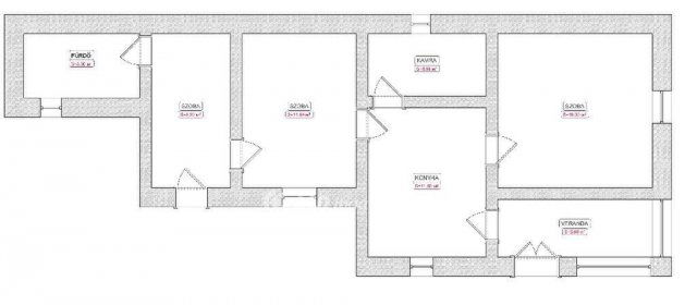 Eladó családi ház, Tiszafüreden 26.5 M Ft, 2+1 szobás