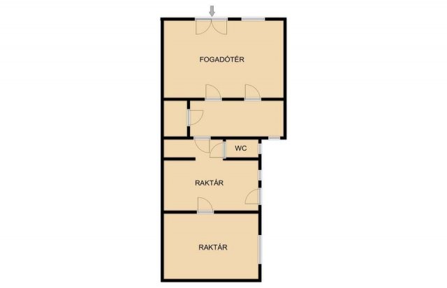 Eladó üzlethelyiség, Pécsett 44.9 M Ft, 4 szobás