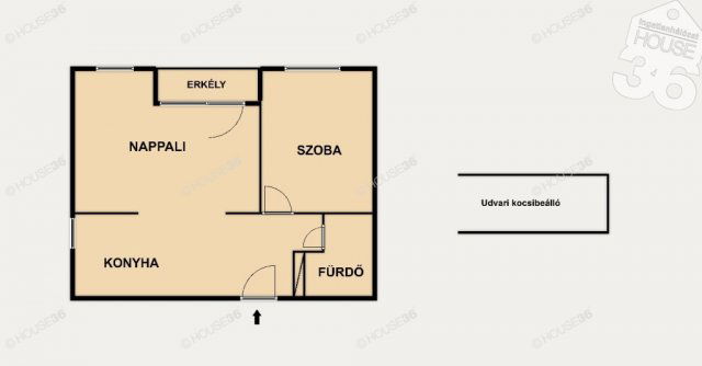Kiadó téglalakás, albérlet, Kecskeméten 195 E Ft / hó