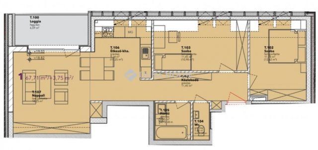 Eladó téglalakás, Budapesten, IX. kerületben 133.411 M Ft