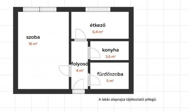 Eladó panellakás, Cegléden 36.5 M Ft, 1+1 szobás