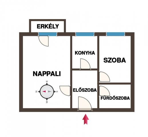 Eladó panellakás, Nyíregyházán 31.9 M Ft, 2 szobás