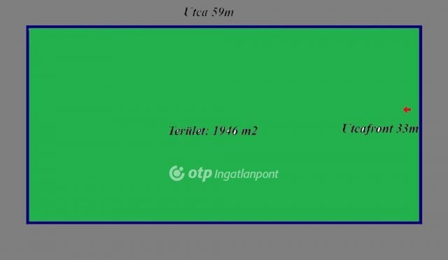 Eladó telek, Magyarhomorogon 2.99 M Ft / költözzbe.hu