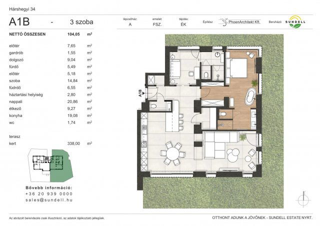 Eladó téglalakás, Budapesten, II. kerületben, Hárshegyi úton