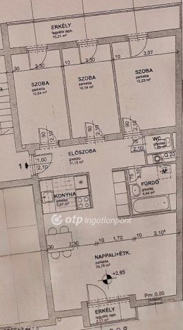 Eladó téglalakás, Nyíregyházán 79.9 M Ft, 3 szobás