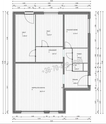 Eladó panellakás, Budapesten, III. kerületben 109.9 M Ft