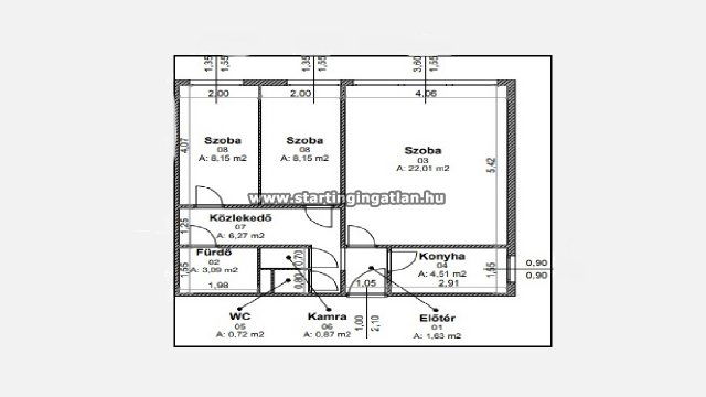 Eladó panellakás, Budapesten, IV. kerületben, Dugonics utcában