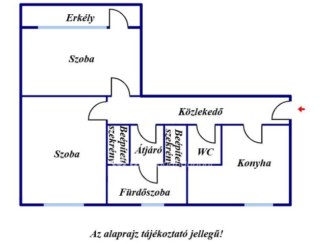 Eladó téglalakás, Kunszentmártonban 28.5 M Ft, 2 szobás
