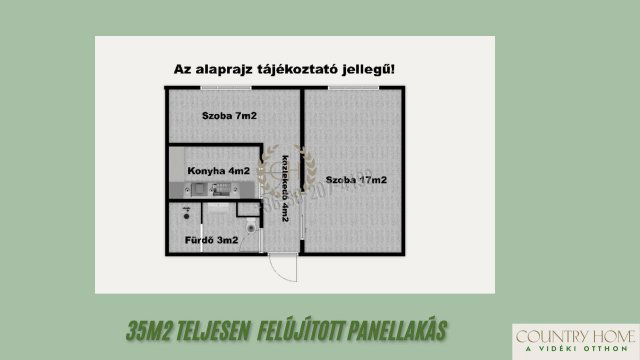 Eladó panellakás, Szegeden, Retek utcában 44.9 M Ft, 2 szobás