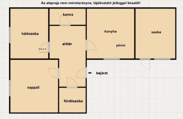 Eladó családi ház, Pándon, Deák Ferenc utcában 34 M Ft