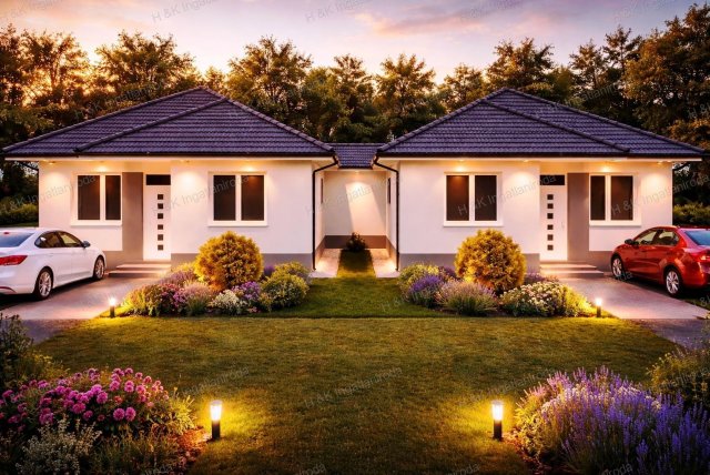 Eladó ikerház, Vácrátóton 94.5 M Ft, 4 szobás