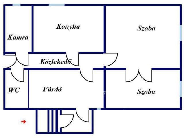 Eladó családi ház, Szolnokon 15.5 M Ft, 2 szobás
