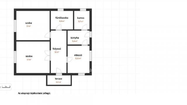 Eladó családi ház, Tiszajenőn 18 M Ft, 2 szobás