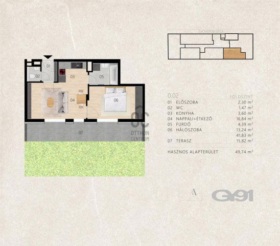 Eladó téglalakás, Budapesten, XIII. kerületben 77.7 M Ft