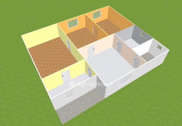 Eladó ikerház, Kenderesen 7.9 M Ft, 3 szobás