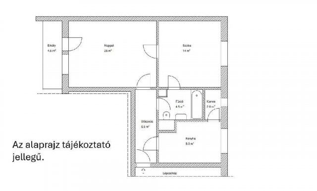 Eladó téglalakás, Budapesten, XI. kerületben 79.9 M Ft, 2 szobás
