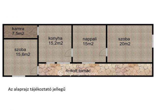 Eladó mezogazdasagi ingatlan, Nagycserkeszen 4.5 M Ft, 2 szobás