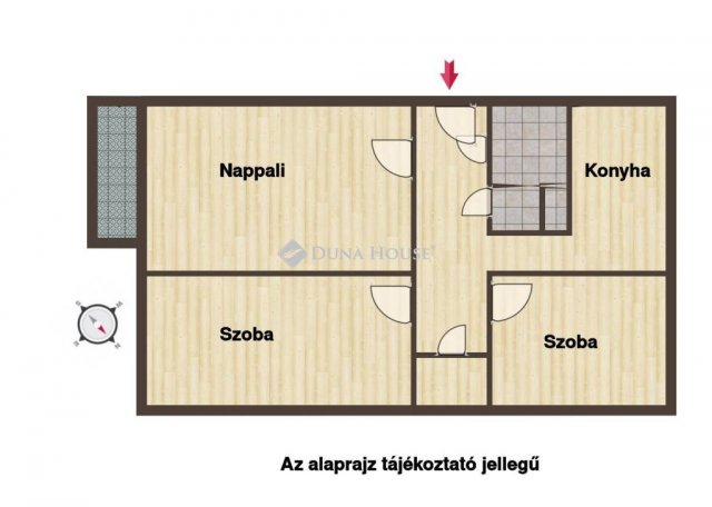 Eladó panellakás, Budapesten, XXI. kerületben 75 M Ft, 2+1 szobás