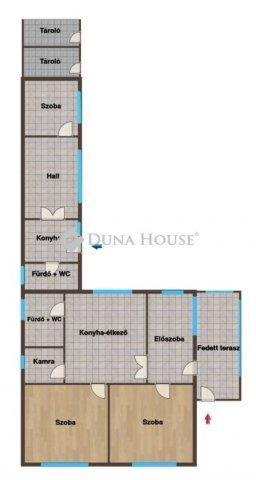 Eladó családi ház, Üllőn 79.9 M Ft, 3 szobás